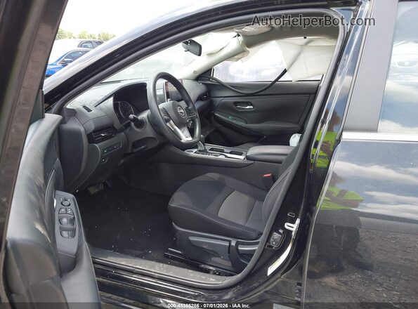 3N1AB8CV6SY276232 2025 NISSAN SENTRA Black Widok wnętrza z przodu