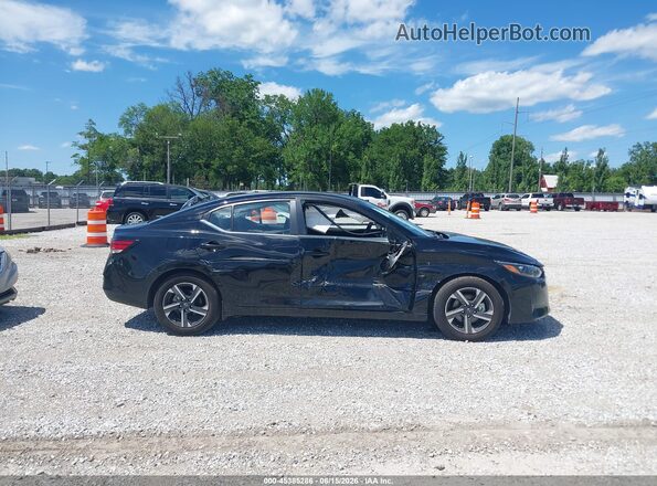 3N1AB8CV6SY276232 2025 NISSAN SENTRA Black Widok wnętrza z tyłu