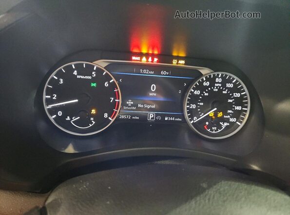 3N1AB8CV6SY286307 2025 NISSAN SENTRA Gray Սարքավորումների վահանակի տեսք
