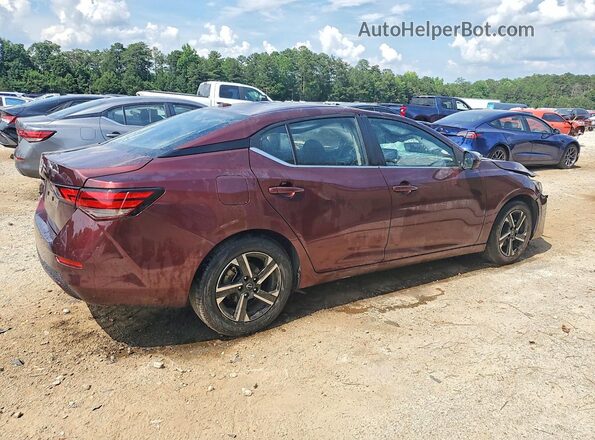 3N1AB8CV6SY302179 2025 NISSAN SENTRA Burgundy Rear right