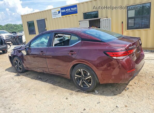 3N1AB8CV6SY302179 2025 NISSAN SENTRA Burgundy Rear left