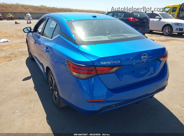 3N1AB8CV6SY309293 2025 NISSAN SENTRA Blue Trasero izquierdo