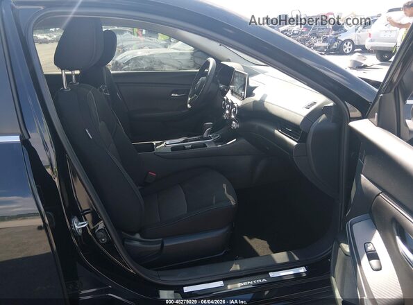 3N1AB8CV6SY316728 2025 NISSAN SENTRA Black Front interior view
