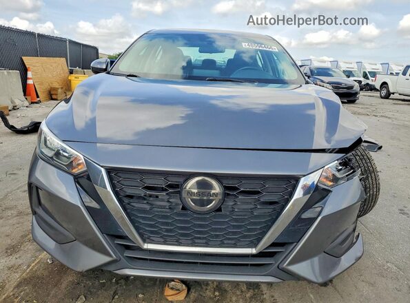3N1AB8CV7MY222330 2021 NISSAN SENTRA Gray Widok z przodu