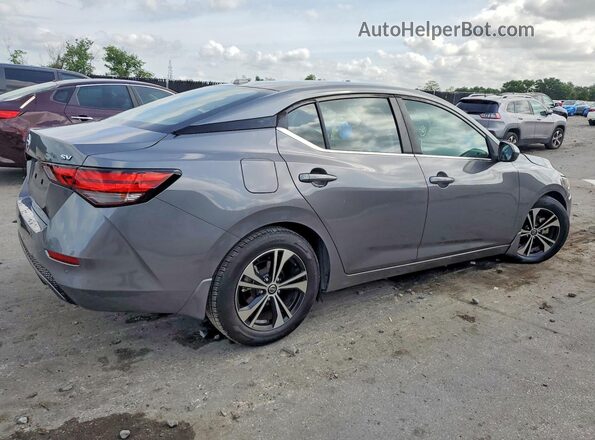 3N1AB8CV7MY222330 2021 NISSAN SENTRA Gray Tył prawy