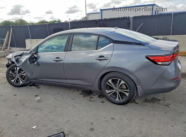 3N1AB8CV7MY222330 2021 NISSAN SENTRA Gray Tył lewy