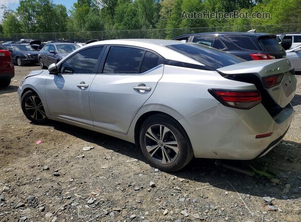 3N1AB8CV7MY250435 2021 NISSAN SENTRA Silver Rear left