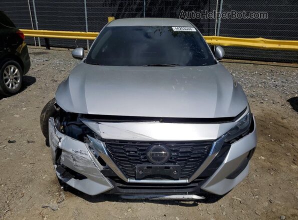 3N1AB8CV7MY250435 2021 NISSAN SENTRA Silver Front view