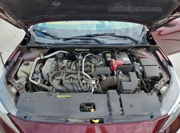 3N1AB8CV7MY257725 2021 NISSAN SENTRA Maroon Vista interior trasera