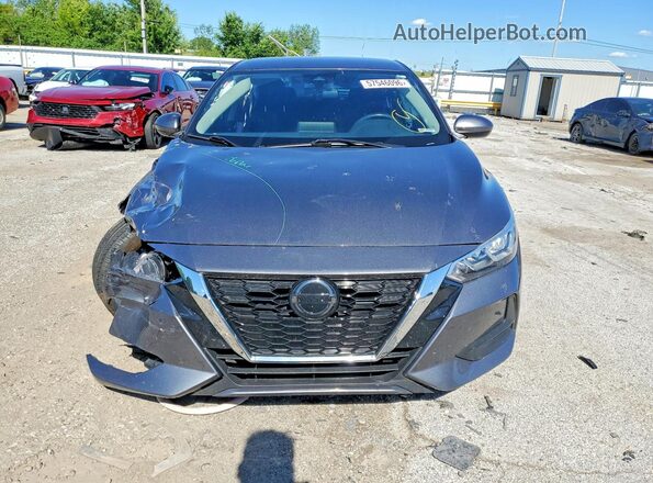 3N1AB8CV7MY302999 2021 NISSAN SENTRA Gray Вид спереду