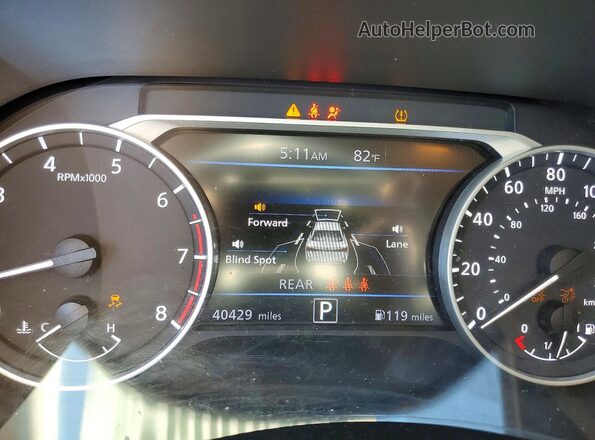 3N1AB8CV7MY302999 2021 NISSAN SENTRA Gray Вид щитка приладів