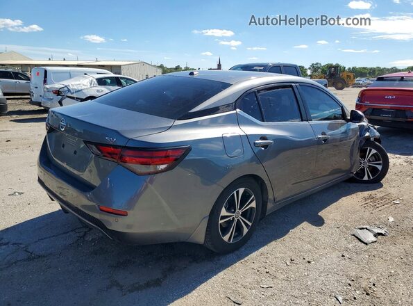 3N1AB8CV7MY302999 2021 NISSAN SENTRA Gray Задня права чверть
