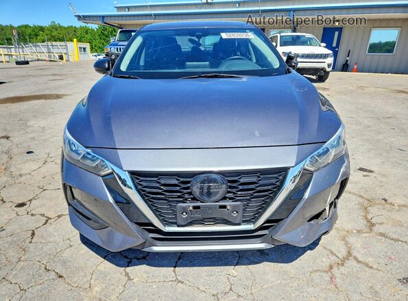 3N1AB8CV7MY331872 2021 NISSAN SENTRA Silver Front view