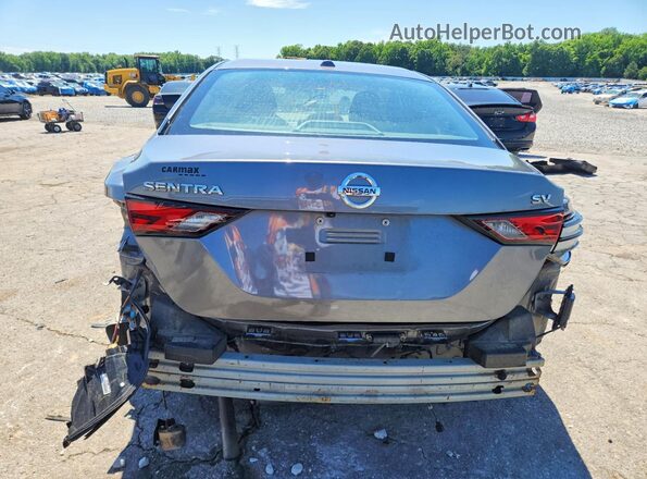 3N1AB8CV7MY331872 2021 NISSAN SENTRA Silver Rear view