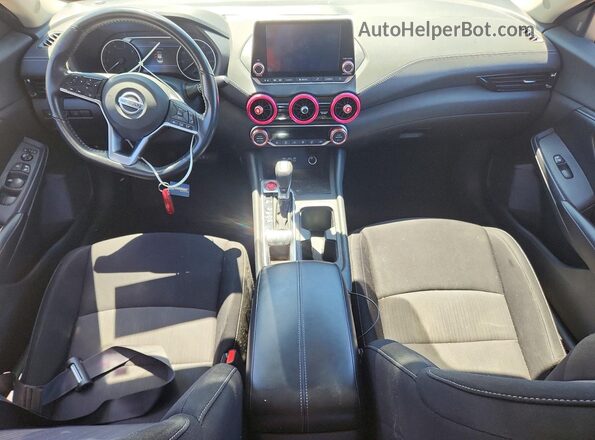 3N1AB8CV7MY331872 2021 NISSAN SENTRA Silver Dashboard view