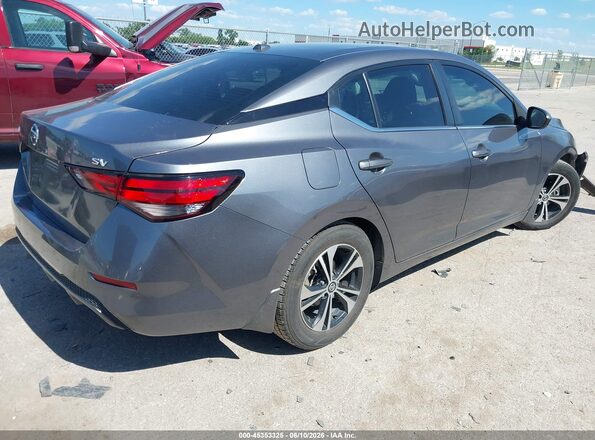 3N1AB8CV7NY209756 2022 NISSAN SENTRA Серый Задняя правая четверть