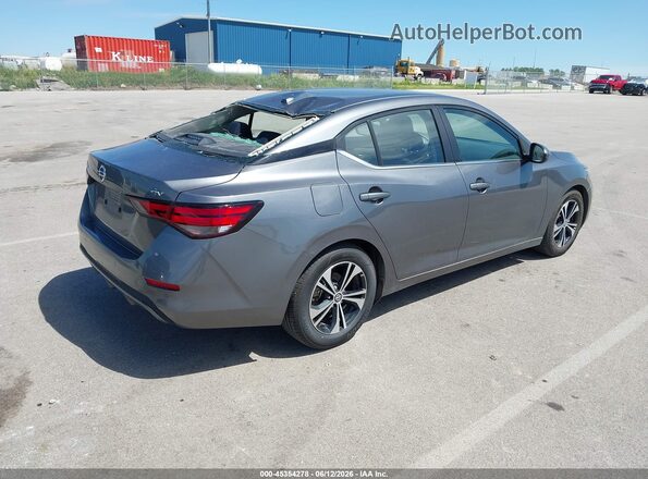 3N1AB8CV7PY242100 2023 NISSAN SENTRA Серый Задняя правая четверть