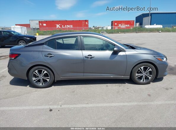 3N1AB8CV7PY242100 2023 NISSAN SENTRA Серый Вид задней части салона