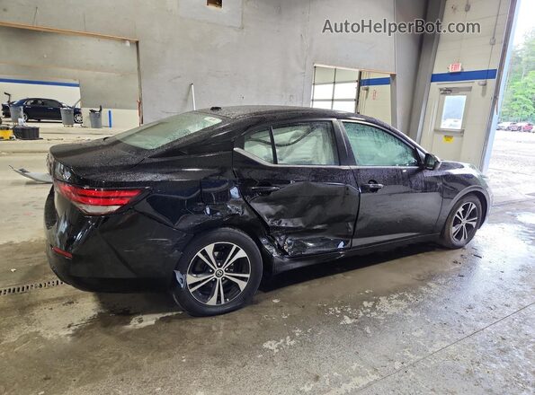 3N1AB8CV7PY265649 2023 NISSAN SENTRA Black სალონის 360-გრადუსიანი ხედი