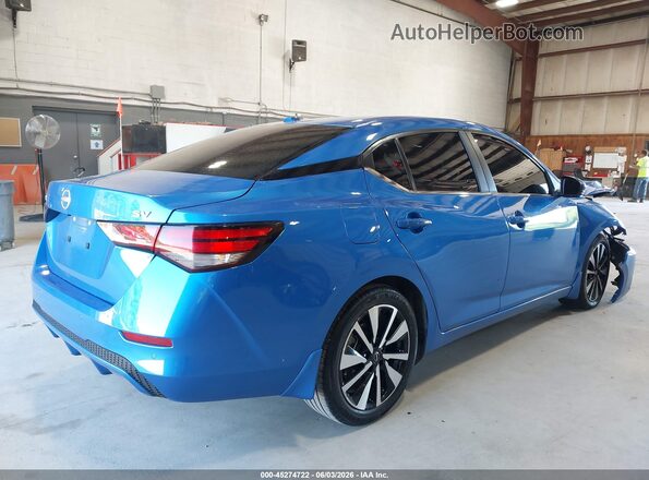 3N1AB8CV7RY322855 2024 NISSAN SENTRA Blue Задня права чверть