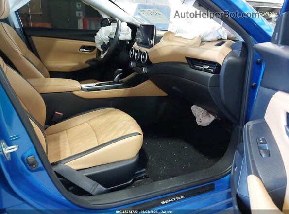 3N1AB8CV7RY322855 2024 NISSAN SENTRA Blue Вид салону спереду