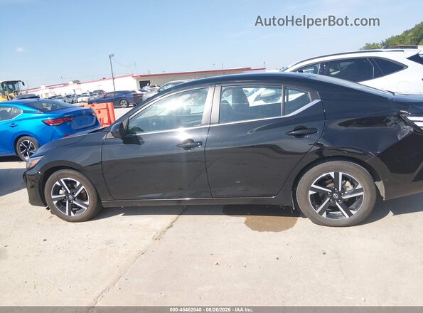 3N1AB8CV7RY346685 2024 NISSAN SENTRA Black Սալոնի 360 աստիճան տեսք