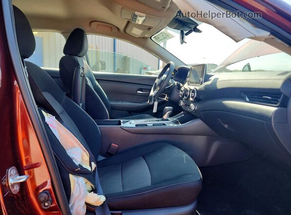 3N1AB8CV7RY379203 2024 NISSAN SENTRA Burgundy Vista interior delantera