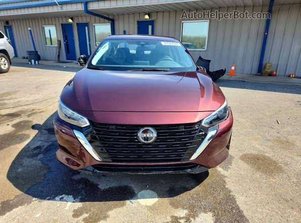 3N1AB8CV7RY379203 2024 NISSAN SENTRA Burgundy Vista frontal