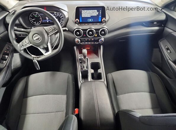 3N1AB8CV7SY236726 2025 NISSAN SENTRA Blue Вид панелі приладів