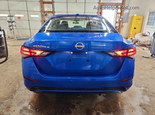 3N1AB8CV7SY236726 2025 NISSAN SENTRA Blue Вид ззаду