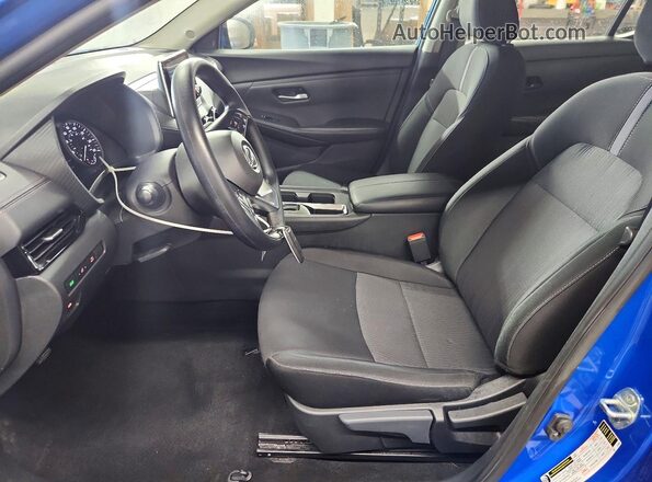 3N1AB8CV7SY236726 2025 NISSAN SENTRA Blue Вид салону спереду