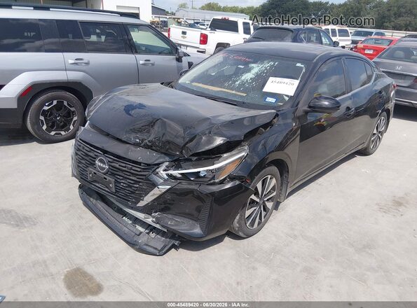 3N1AB8CV7SY267488 2025 NISSAN SENTRA Black Przód lewy
