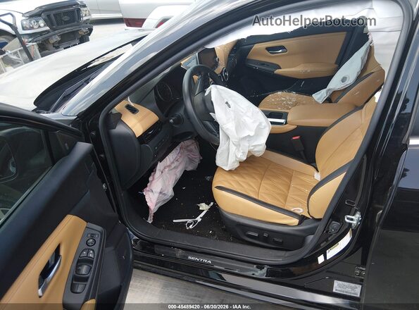 3N1AB8CV7SY267488 2025 NISSAN SENTRA Black Widok wnętrza z przodu