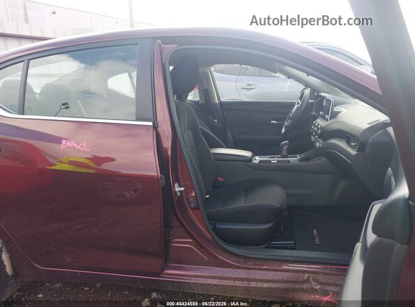 3N1AB8CV7SY302238 2025 NISSAN SENTRA Красный Вид салона спереди