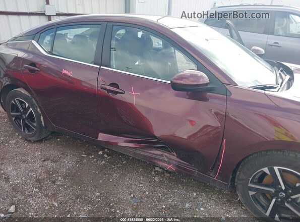 3N1AB8CV7SY302238 2025 NISSAN SENTRA Красный Вид спереди