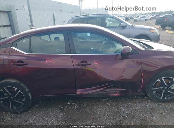3N1AB8CV7SY302238 2025 NISSAN SENTRA Красный Вид щитка приборов