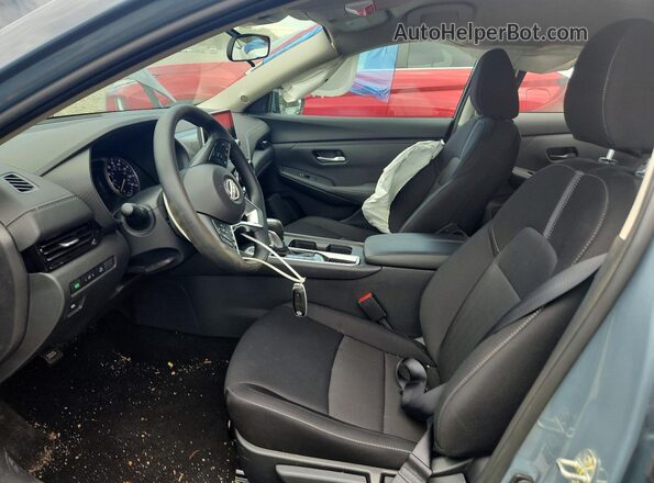 3N1AB8CV7SY344733 2025 NISSAN SENTRA Gray Front interior view