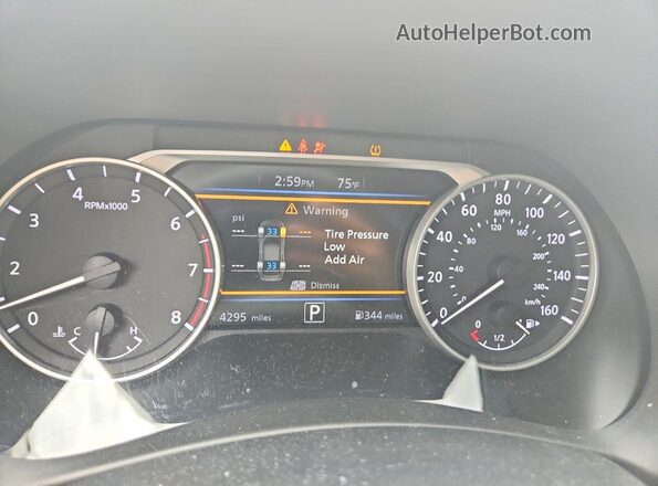 3N1AB8CV7SY344733 2025 NISSAN SENTRA Gray Instrument cluster view