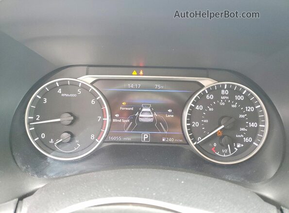 3N1AB8CV7SY375271 2025 NISSAN SENTRA White Вид щитка приладів