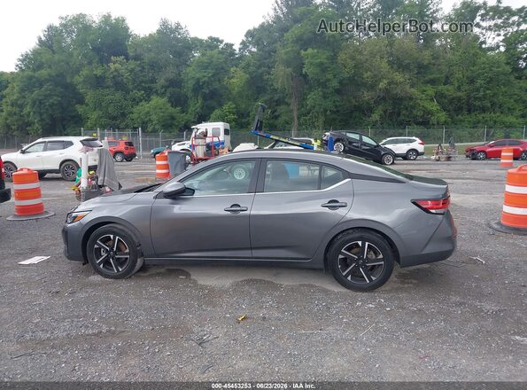 3N1AB8CV7SY390403 2025 NISSAN SENTRA Gray Widok wnętrza 360 stopni