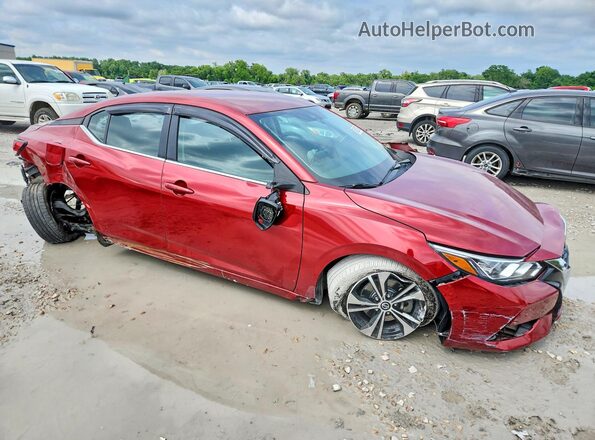 3N1AB8CV8LY237272 2020 NISSAN SENTRA Red Przód prawy