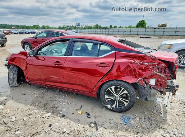 3N1AB8CV8LY237272 2020 NISSAN SENTRA Red Tył lewy