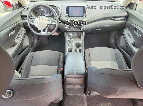 3N1AB8CV8LY237272 2020 NISSAN SENTRA Red Widok deski rozdzielczej