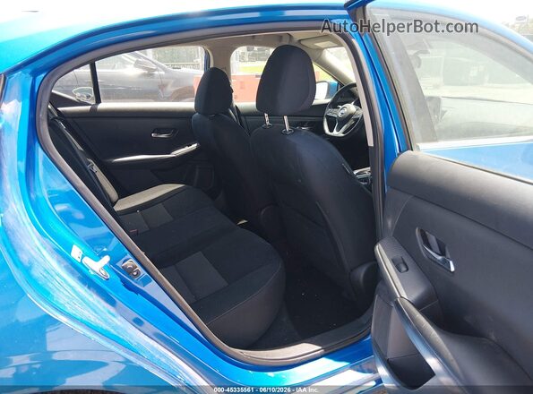 3N1AB8CV8MY211286 2021 NISSAN SENTRA Blue VIN კოდის სტიკერის ხედი