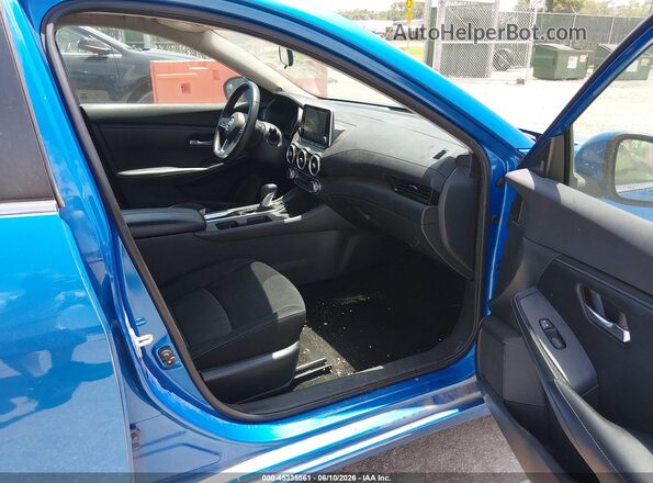 3N1AB8CV8MY211286 2021 NISSAN SENTRA Blue წინა სალონის ხედი