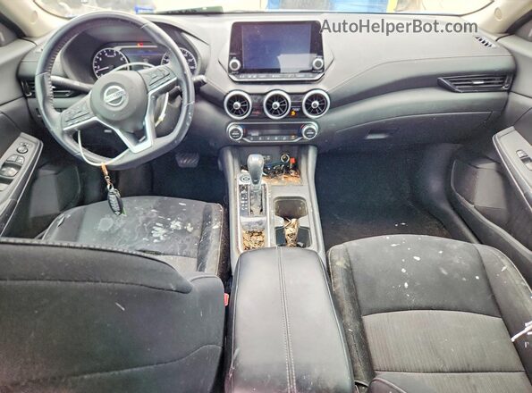3N1AB8CV8MY266739 2021 NISSAN SENTRA Blue Вид панелі приладів