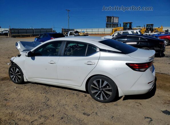 3N1AB8CV8MY280916 2021 NISSAN SENTRA Белый Задняя левая четверть