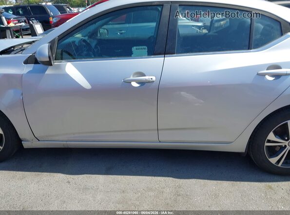 3N1AB8CV8MY293133 2021 NISSAN SENTRA Silver 360 interior view