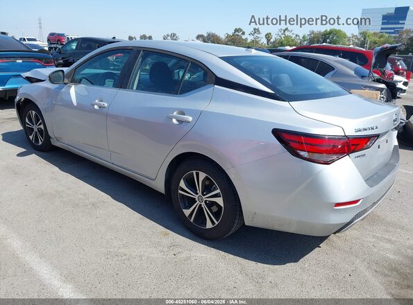 3N1AB8CV8MY293133 2021 NISSAN SENTRA Silver Rear left