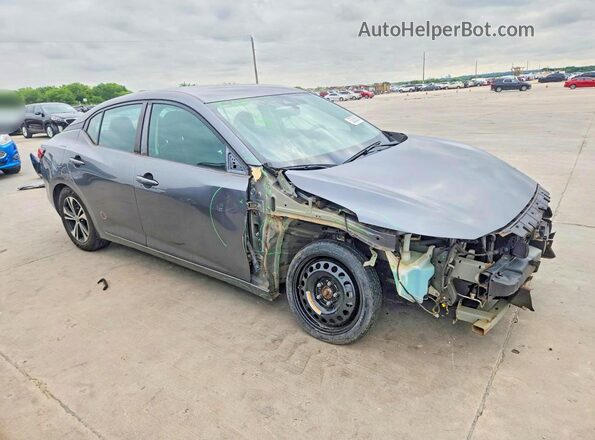 3N1AB8CV8MY316894 2021 NISSAN SENTRA Gray Front right